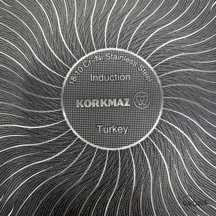 قابلمه استیل لیزری کرکماز (Korkmaz) تک